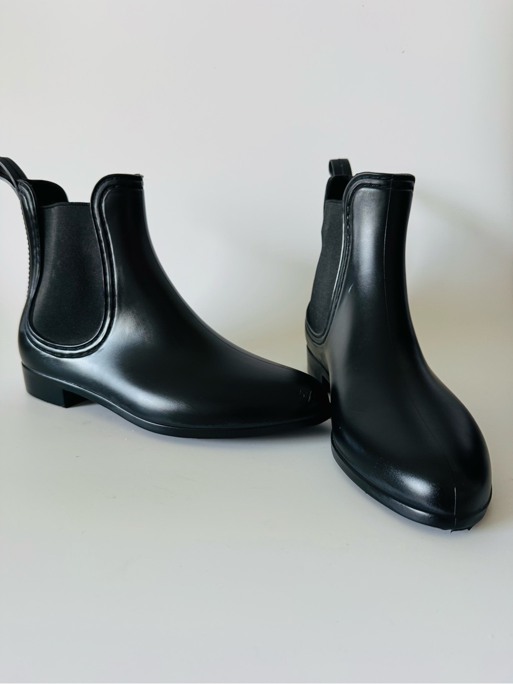 Nordstrom Black Chelsea Rain Ankle Boots